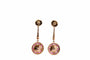 Boucles d'oreilles Boucles d’oreilles Art déco en or 18k et platine, diamants et rubis 58 Facettes 27485