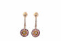 Boucles d'oreilles Boucles d’oreilles Art déco en or 18k et platine, diamants et rubis 58 Facettes 27485