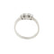Bague Bague trilogy en or blanc 18 ct avec diamants 0,36 ct 58 Facettes 27536