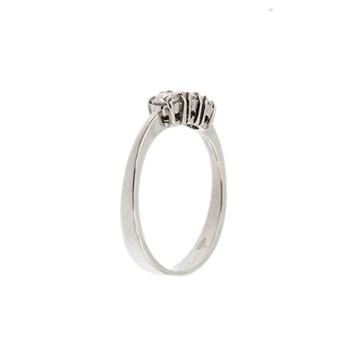 Bague Bague trilogy en or blanc 18 ct avec diamants 0,36 ct 58 Facettes 27536