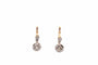 Boucles d'oreilles Boucles d'oreilles vintage en or et platine serties de diamants 58 Facettes 27552