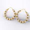 Boucles d'oreilles Boucles d'oreilles en or jaune 18 carats et perles de culture 58 Facettes 27556