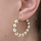 Boucles d'oreilles Boucles d'oreilles en or jaune 18 carats et perles de culture 58 Facettes 27556