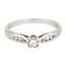 Bague 53 Bague or blanc diamants 58 Facettes DV0267-1