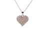 Collier Collier pendentif cœur en or 18k et diamants 58 Facettes 27586