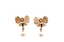 Boucles d'oreilles Boucles d’oreilles en or jaune 18k, diamants et perles de culture 58 Facettes 27637