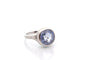 Bague 55 Bague saphir de Ceylan 7,71 ct en platine 58 Facettes 27656-27470