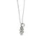 Collier Collier chaîne avec pendentif marguerite en or blanc 18 carats 58 Facettes 27669