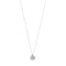 Collier Collier chaîne avec pendentif marguerite en or blanc 18 carats 58 Facettes 27669