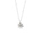 Collier Collier chaîne avec pendentif marguerite en or blanc 18 carats 58 Facettes 27669