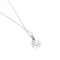 Collier Collier chaîne avec pendentif marguerite en or blanc 18 carats 58 Facettes 27669