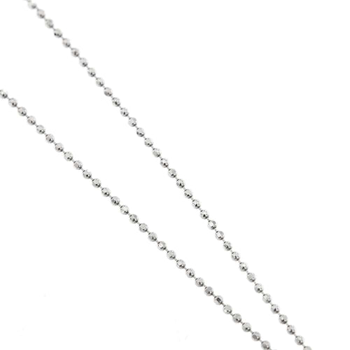 Collier Collier chaîne avec pendentif marguerite en or blanc 18 carats 58 Facettes 27669