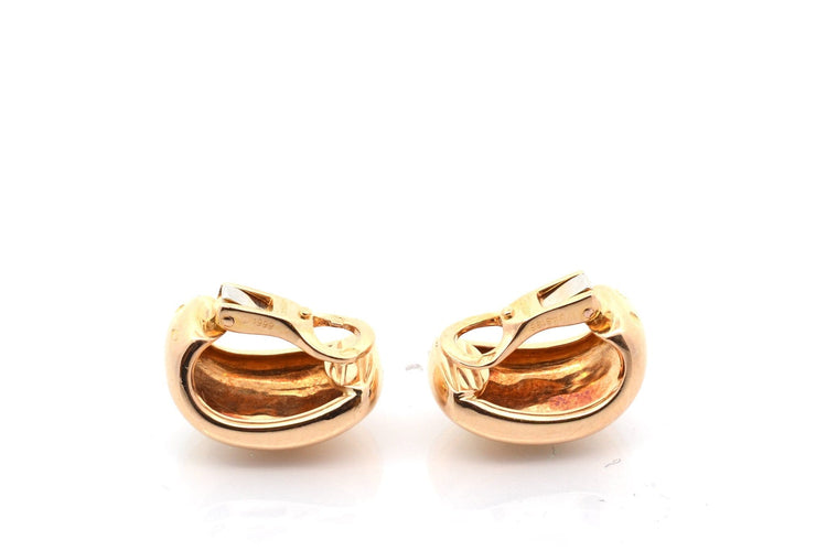 Boucles d'oreilles Cartier - Boucles d’oreilles en or jaune 18k 58 Facettes 27690