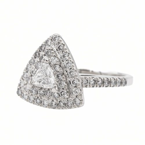 Bague 50 Bague Cocktail Or blanc Diamant 58 Facettes 2769471CN