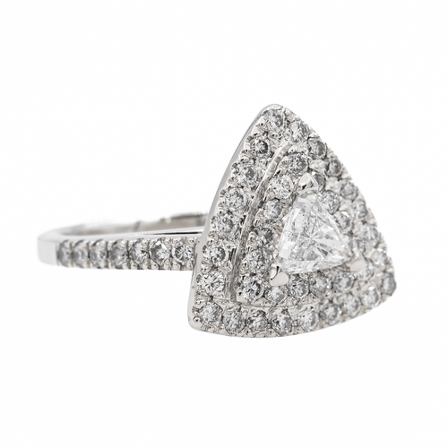 Bague 50 Bague Cocktail Or blanc Diamant 58 Facettes 2769471CN