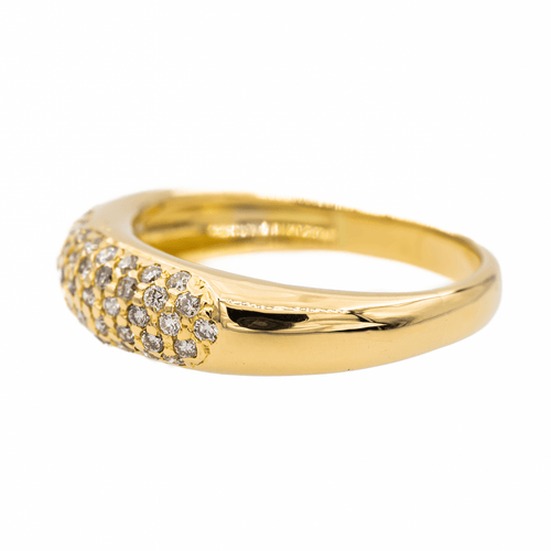 Bague 55 Bague Jonc Or jaune Diamant 58 Facettes 2769815CN