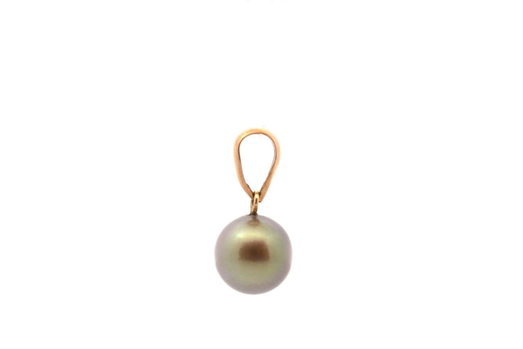 Pendentif Pendentif en or 18k avec perle de culture de Tahiti 58 Facettes 27725