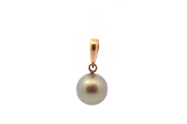 Pendentif Pendentif en or 18k avec perle de culture de Tahiti 58 Facettes 27725