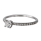 Bague 49 Bague Solitaire Or blanc Diamant 58 Facettes 2773202CN