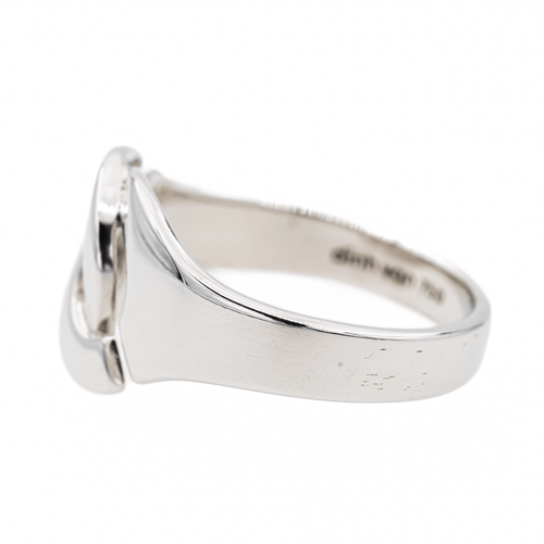 Bague 56 Dinh Van Bague Menottes Or blanc 58 Facettes 2773204CN