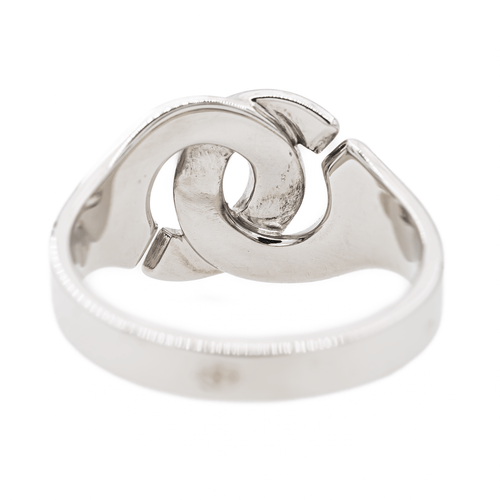Bague 56 Dinh Van Bague Menottes Or blanc 58 Facettes 2773204CN