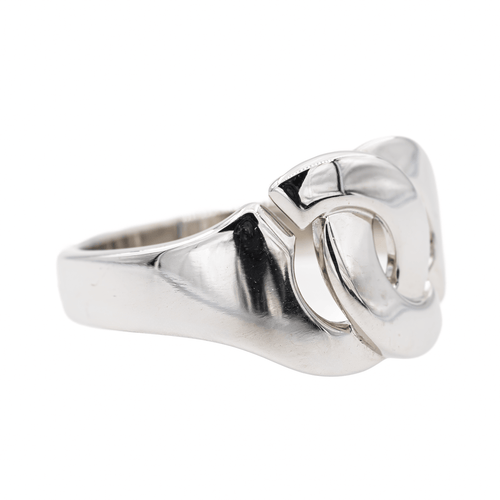 Bague 56 Dinh Van Menottes R10 - Bague en or blanc 18 carats 58 Facettes 2773204CN