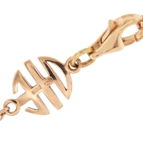 Collier MIMI - Collier en or rose 18 ct avec améthystes, jade et perles 58 Facettes 27753