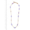 Collier MIMI - Collier en or rose 18 ct avec améthystes, jade et perles 58 Facettes 27753