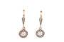 Boucles d'oreilles Boucles d'oreilles anciennes en diamants et perles fines 58 Facettes 27755