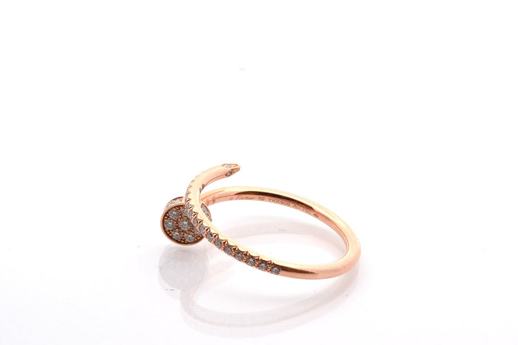 Bague 56 Cartier Juste Un Clou - Bague en or 18k et diamants 58 Facettes 27766