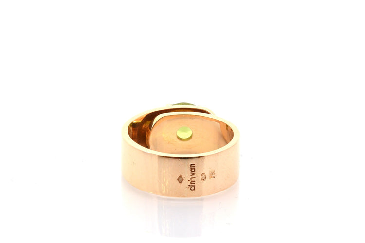 Bague 54 Dinh Van Sixtine - Bague en or 18k au péridot 58 Facettes 27821