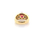 Bague 53 Bague rubis et diamants en or 18k et platine 58 Facettes 27823