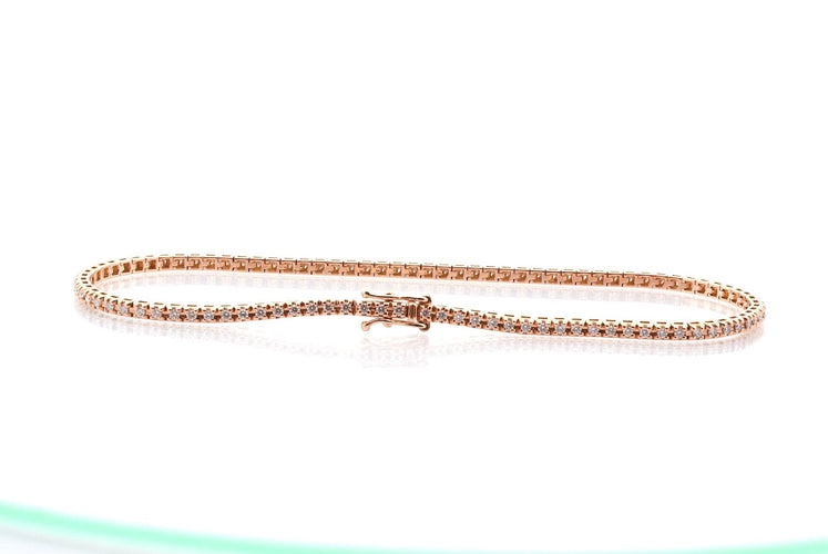 Bracelet Bracelet ligne diamants en or 18k 58 Facettes 27831dv