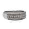 Bague 50 Bague en or blanc 18 carats pavée de diamants 58 Facettes 2783632CN