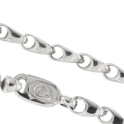 Bracelet Bracelet unisexe en or blanc 18 ct, 21,3 cm 58 Facettes 27884