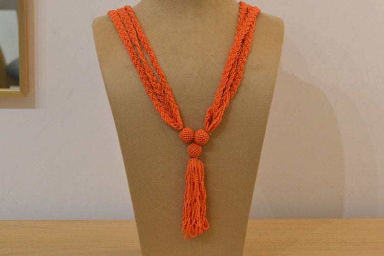 Collier Sautoir ancien en corail 58 Facettes 27896