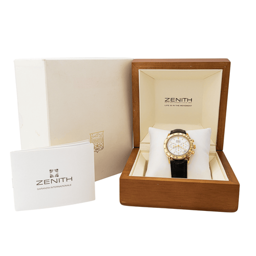 Montre Zenith El Primero - Montre en or jaune 40 mm 58 Facettes 2801601CN