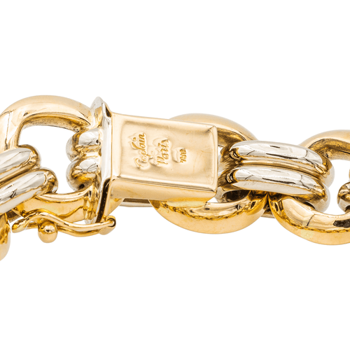 Bracelet Caplain Bracelet  Or jaune, Or blanc 58 Facettes 2807571CN