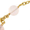 Bracelet Bracelet forçat en or jaune 18 ct et quartz rose 58 Facettes 28141B