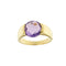 Bague Bague jonc en or jaune 18 ct avec améthyste 2,50 ct 58 Facettes 28153