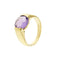 Bague Bague jonc en or jaune 18 ct avec améthyste 2,50 ct 58 Facettes 28153