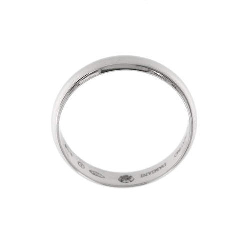 Bague 55 Damiani Forever - Alliance en platine avec diamant 0,03 ct 58 Facettes 28199
