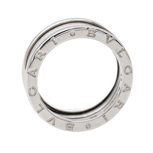 Bague 55 Bulgari B.zero1 - Bague 2 tours en or blanc 58 Facettes 2823009CN