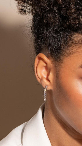 Boucles d'oreilles Boucles d'oreilles Ligne Or blanc Diamant 58 Facettes 2826008CN