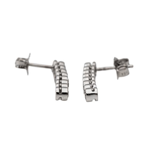 Boucles d'oreilles Boucles d'oreilles Ligne Or blanc Diamant 58 Facettes 2826008CN