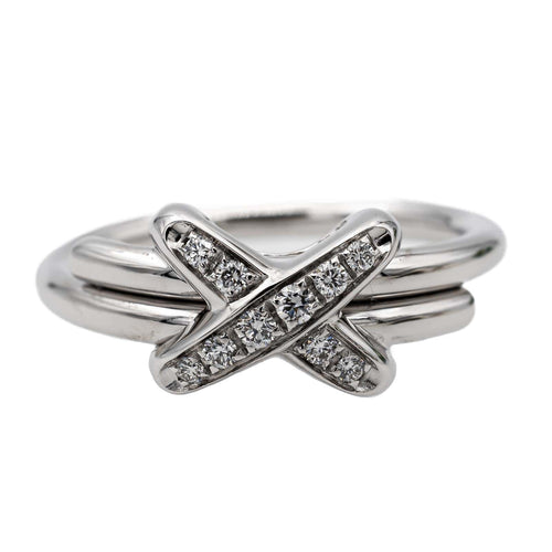 Bague 51 Chaumet Bague Liens Or blanc Diamant 58 Facettes 2830536CN