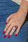 Bague 51 Bague Marguerite Or blanc, Platine Rubis, Diamant 58 Facettes 2830634CN