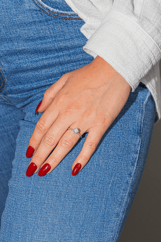 Bague 53 Bague Solitaire Or blanc Diamant 58 Facettes 2830662CN