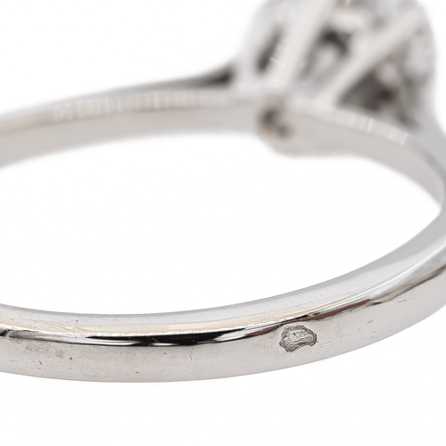 Bague 53 Bague Solitaire Or blanc Diamant 58 Facettes 2830662CN