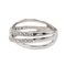 Bague 54 Bague en or blanc 18 carats sertie de diamants 58 Facettes 2833425CN